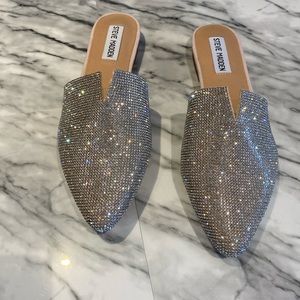 Steve Madden Crystal Slides